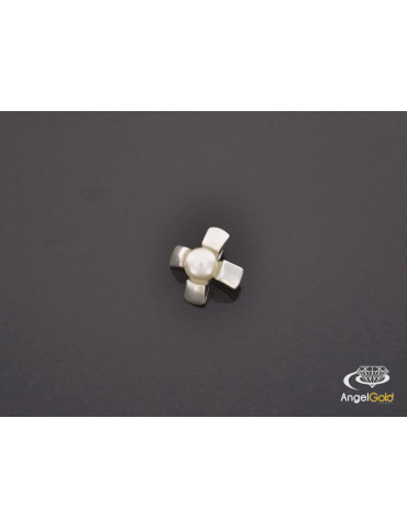 SREBRNY KOMPLET Z PERŁAMI PR. 925