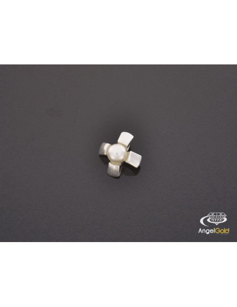 SREBRNY KOMPLET Z PERŁAMI PR. 925