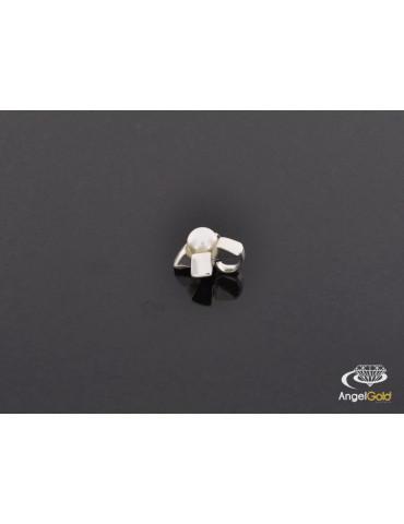 SREBRNY KOMPLET Z PERŁAMI PR. 925