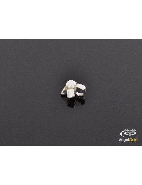 SREBRNY KOMPLET Z PERŁAMI PR. 925