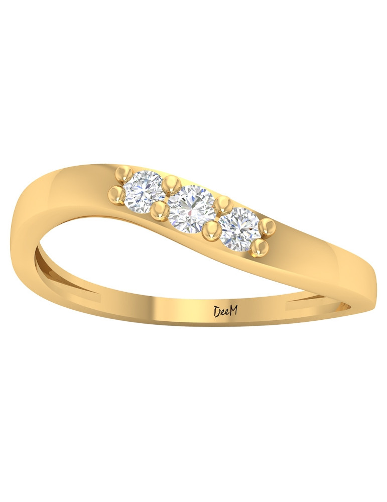 ZŁOTY PIERŚCIONEK ZARĘCZYNOWY PR. 585