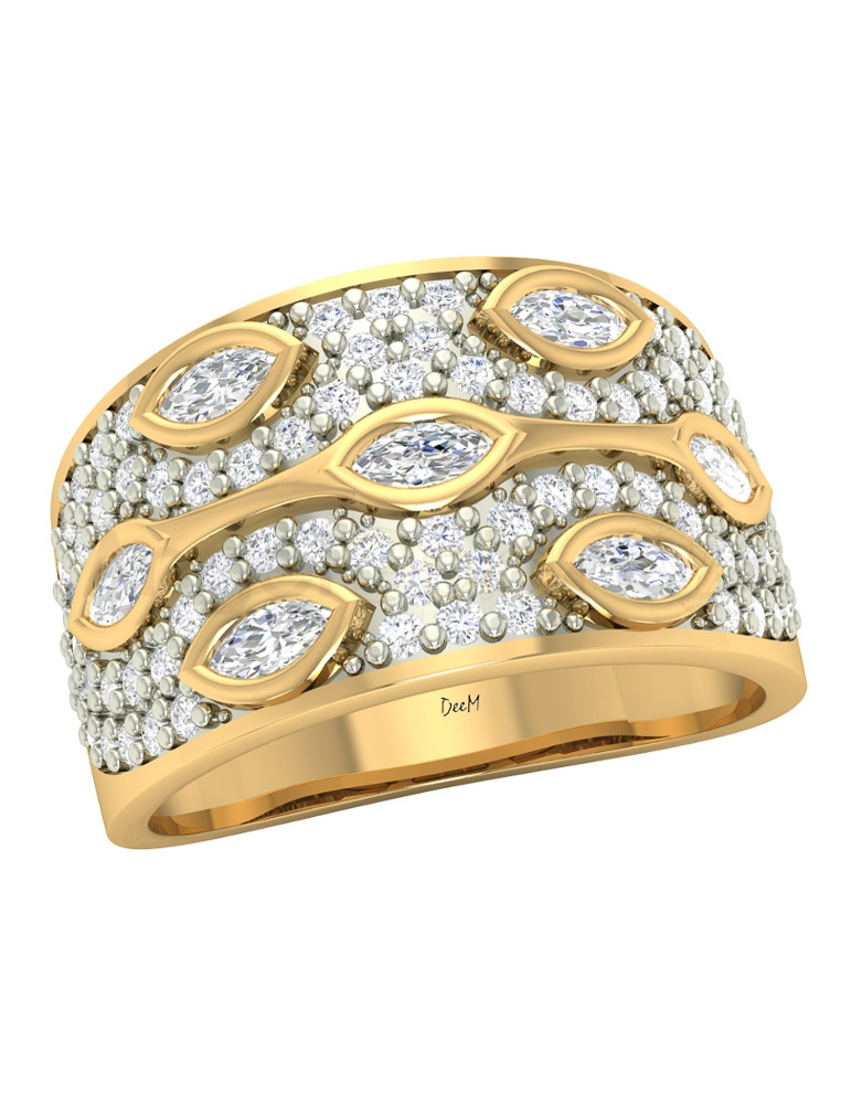 ZŁOTY PIERŚCIONEK Z CYRKONIAMI PR. 585