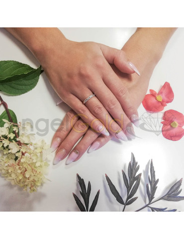 ZŁOTY PIERŚCIONEK ZARĘCZYNOWY OBRĄCZKA OZDOBNA PR. 585