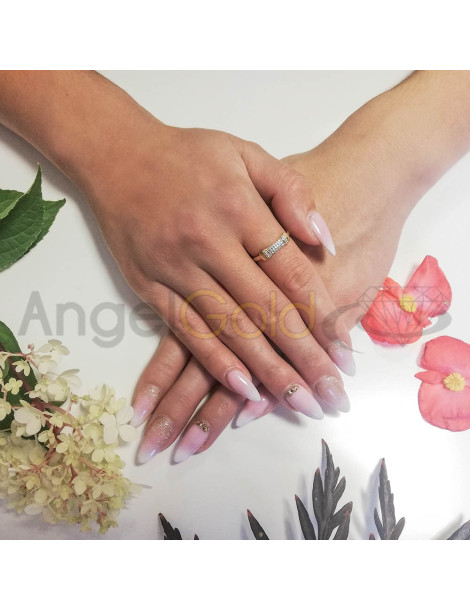 ZŁOTY PIERŚCIONEK OZDOBNY PR. 585