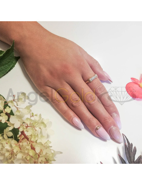 ZŁOTY PIERŚCIONEK OZDOBNY PR. 585