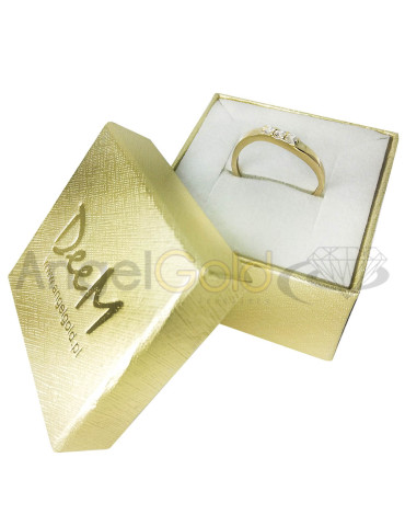 ZŁOTY PIERŚCIONEK ZARĘCZYNOWY PR. 585