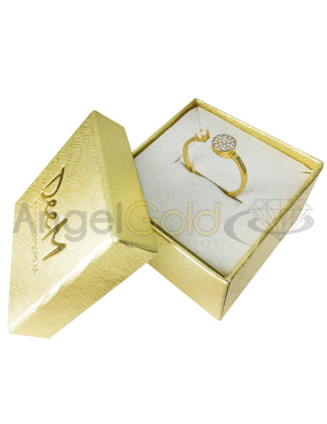 ZŁOTY PIERŚCIONEK NOWOCZESNY PR. 585