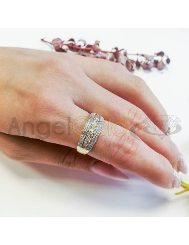 ZŁOTY PIERŚCIONEK OZDOBNY PR. 585