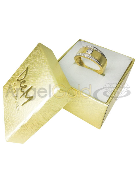 ZŁOTY PIERŚCIONEK OZDOBNY OKAZAŁY OWALNY PR. 585