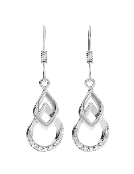 SREBRNE KOLCZYKI PRZESTRZENNE PR. 925