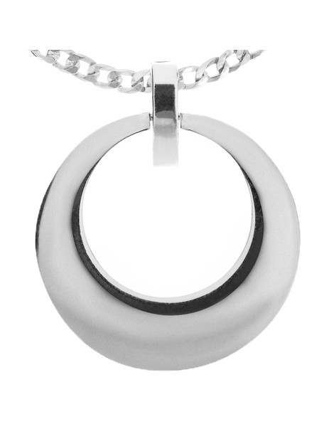 SREBRNY KOMPLET GŁADKI OWAL PR. 925