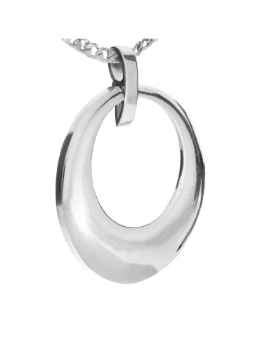 SREBRNY KOMPLET GŁADKI OWAL PR. 925