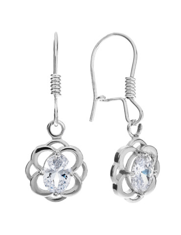 SREBRNY PRZESTRZENNY KOMPLET KOLOROWE KAMIENIE PR. 925