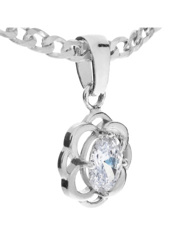 SREBRNY PRZESTRZENNY KOMPLET KOLOROWE KAMIENIE PR. 925