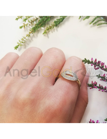 ZŁOTY PIERŚCIONEK NOWOCZESNY PR. 585