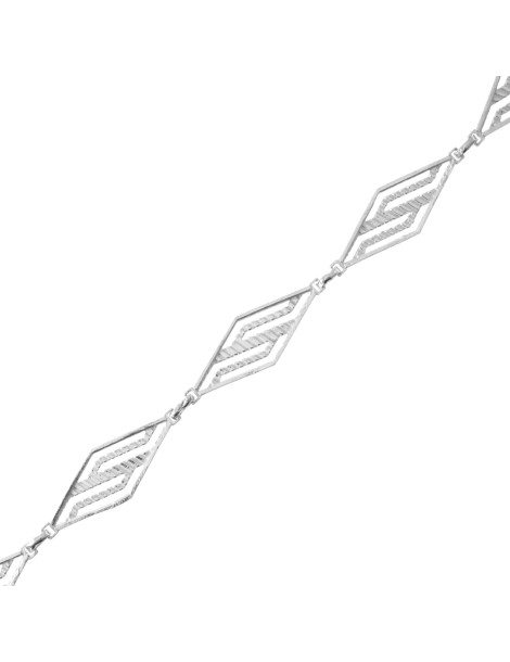 SREBRNY KOMPLET GŁADKI PROSTOKĄT PR. 925