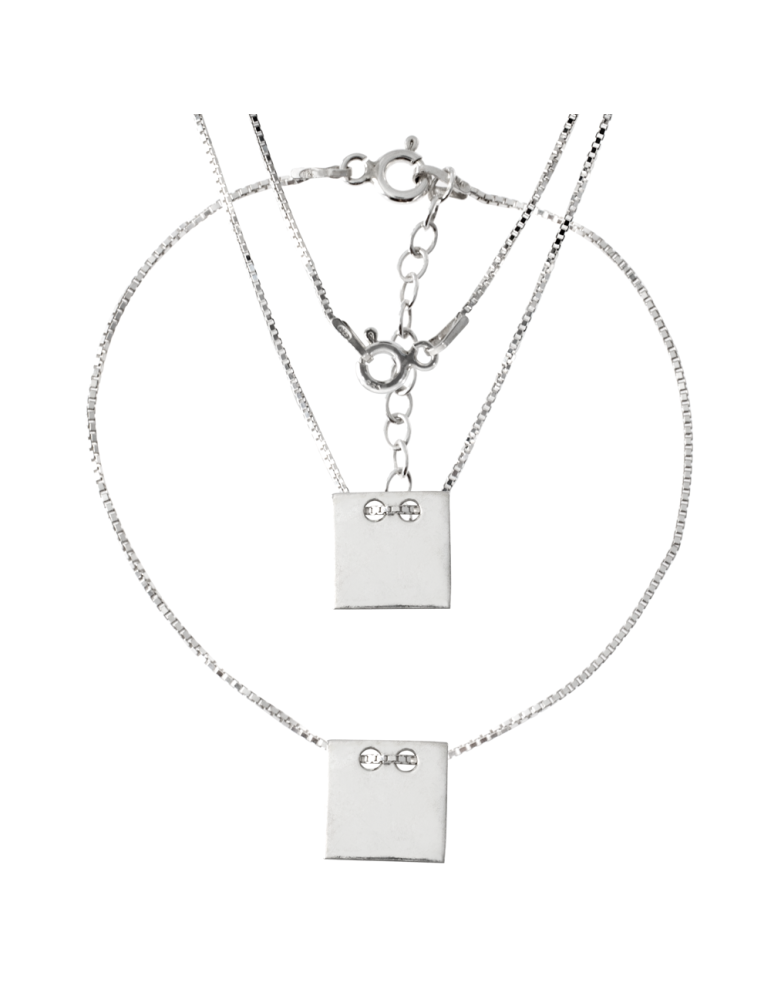 SREBRNY KOMPLET CELEBRYTKI KWADRATY PR. 925 + GRAWER GRATIS!