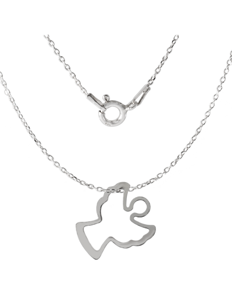 SREBRNY NASZYJNIK GWIAZD CELEBRYTKA ANIOŁEK PR. 925