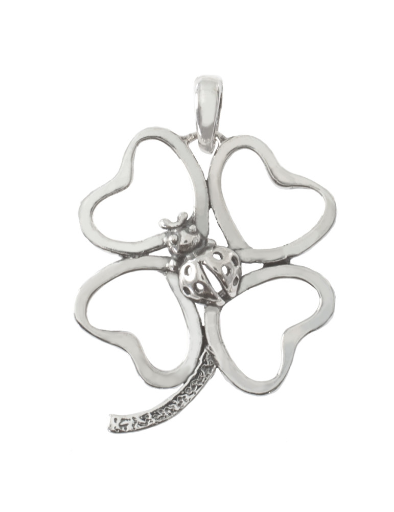 SREBRNY WISIOREK KONICZYNKA Z BIEDRONKĄ PR. 925