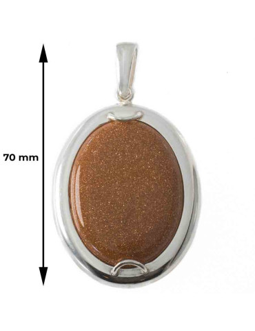 SREBRNY WISIOREK OWAL PIASEK PUSTYNI ONYKS KRZEMIEŃ PR. 925