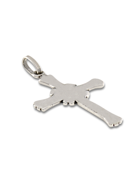 SREBRNY KRZYŻYK Z MARKAZYTAMI PR. 925 + GRAWER GRATIS!