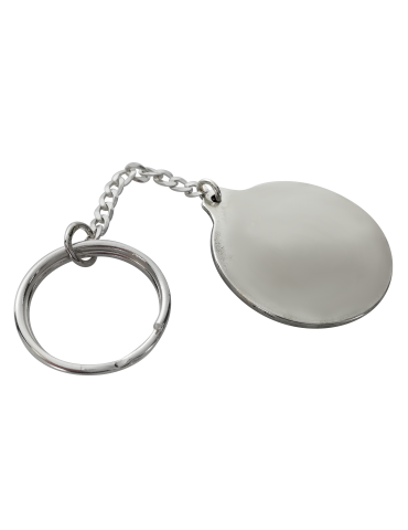 SREBRNY BRELOK DO KLUCZY Z ŚWIĘTYM KRZYSZTOFEM PR. 925 + GRAWER GRATIS