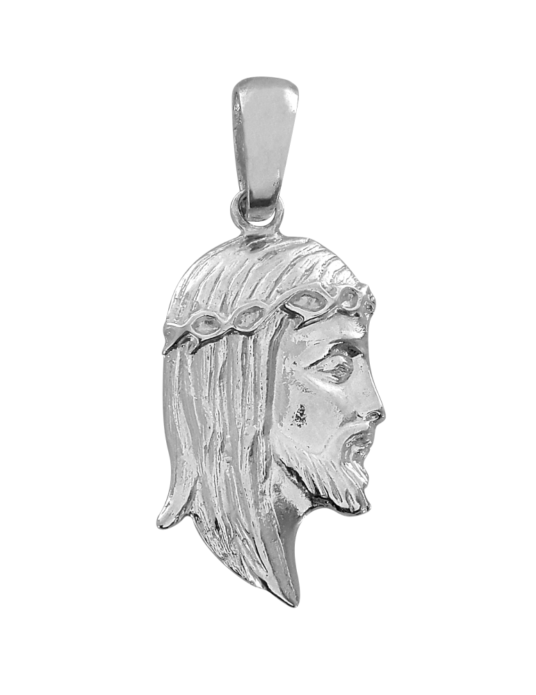 SREBRNY MEDALIK GŁOWA JEZUSA PR. 925
