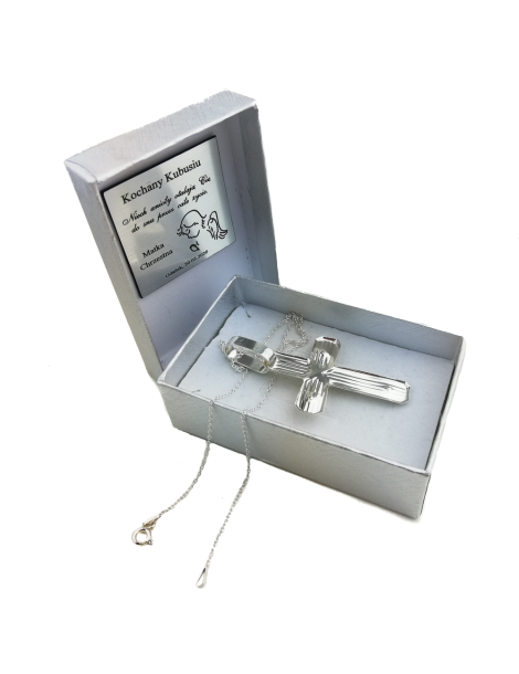 SREBRNY KRZYŻ Z JEZUSEM PR. 925