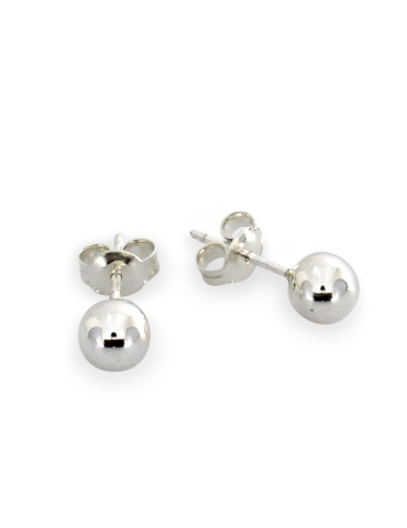 KOLCZYKI SREBRNE KULKI NA SZTYFT PR. 925