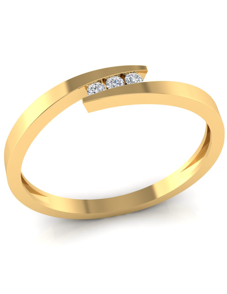 ZŁOTY PIERŚCIONEK ZARĘCZYNOWY PR. 585