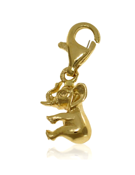 ZŁOTY CHARMS SŁONIK PR. 333