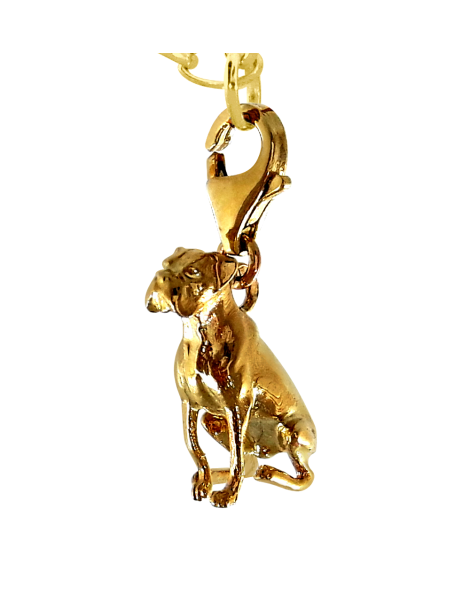 ZŁOTY CHARMS PIES BOKSER PR. 333