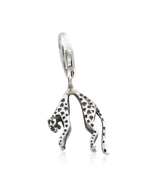 SREBRNY CHARMS PANTERA OKSYDOWANA PR. 925