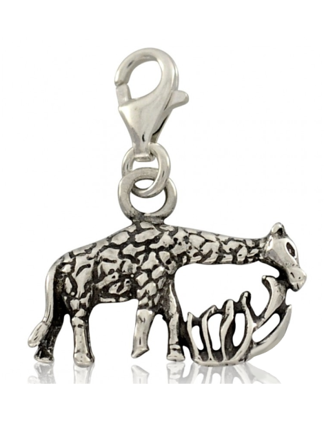 SREBRNY CHARMS ŻYRAFA PR. 925