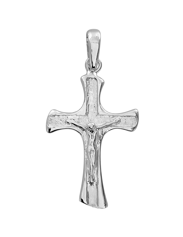 SREBRNY KRZYŻ Z UKRZYŻOWANYM JEZUSEM PR. 925