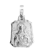 SREBRNY SZKAPLERZ MEDALIK DWUSTRONNY PR. 925 