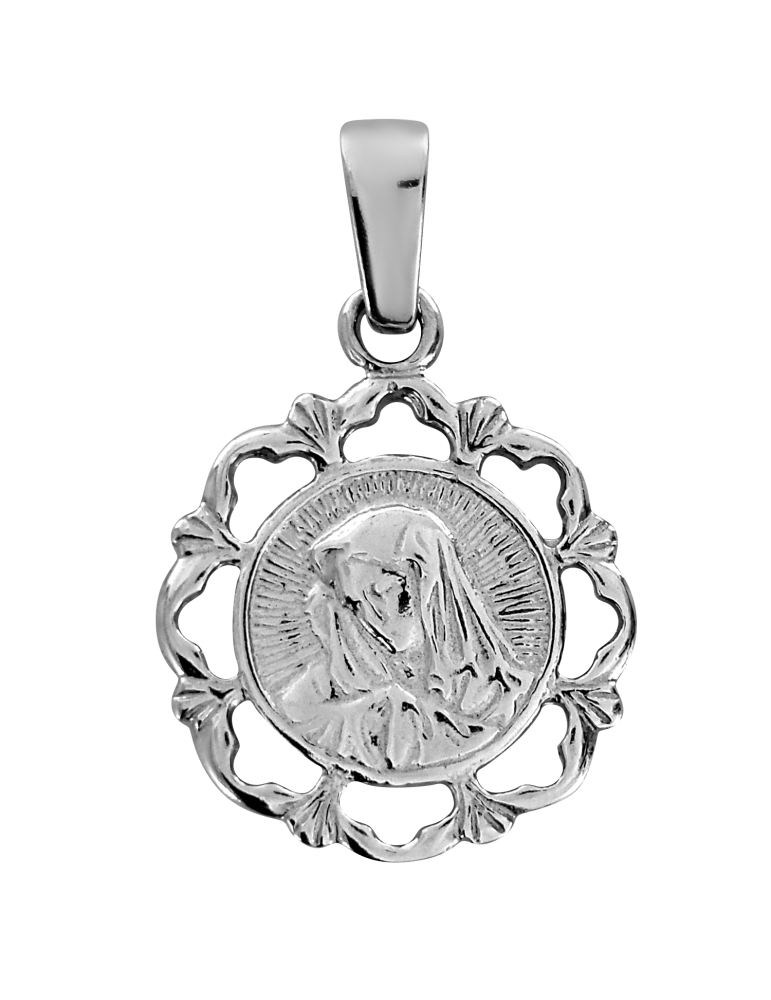 SREBRNY MEDALIK Z MATKĄ BOSKĄ PR. 925 