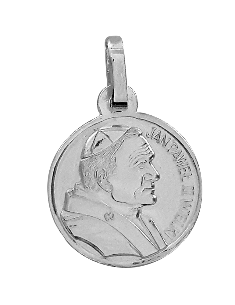SREBRNY MEDALIK Z PAPIEŻEM JAN PAWEŁ II PR. 925