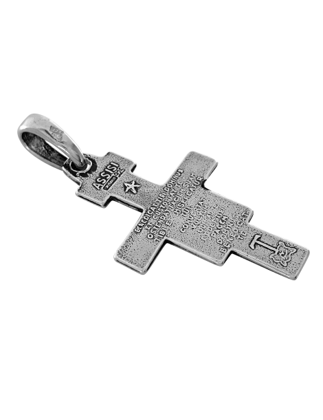 SREBRNY KRZYŻ ŚWIĘTEGO DAMIANA PR. 925 + GRAWER GRATIS!