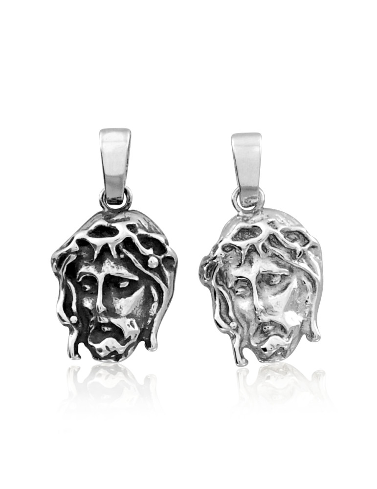 SREBRNY MEDALIK GŁOWA JEZUSA PR. 925