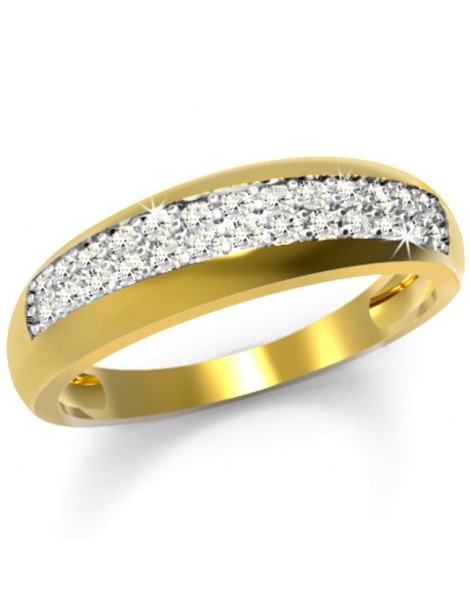 ZŁOTY PIERŚCIONEK ZARĘCZYNOWY PR. 585