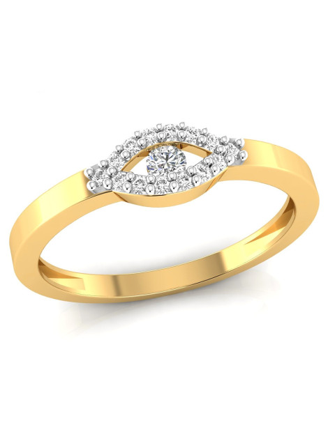 ZŁOTY PIERŚCIONEK ZARĘCZYNOWY PR. 585