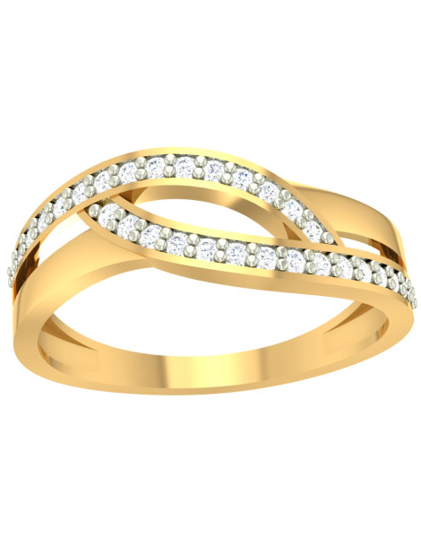 ZŁOTY PIERŚCIONEK ZARĘCZYNOWY PR. 585