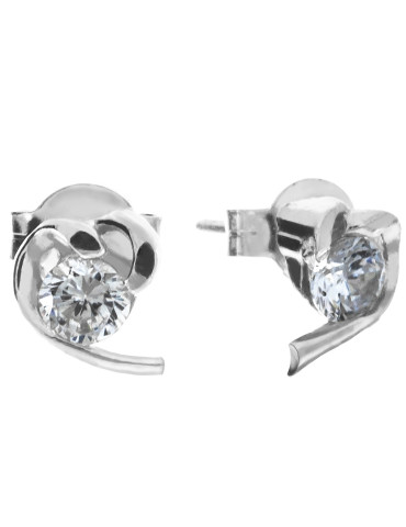 SREBRNE KOLCZYKI Z KOLOROWYMI KAMIENIAMI PR. 925