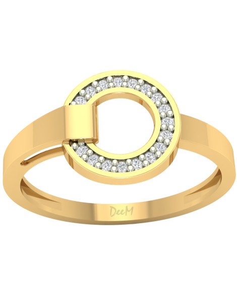 ZŁOTY PIERŚCIONEK NOWOCZESNY PR. 585