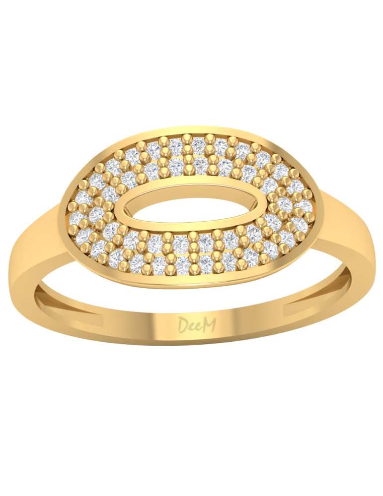 ZŁOTY PIERŚCIONEK NOWOCZESNY PR. 585