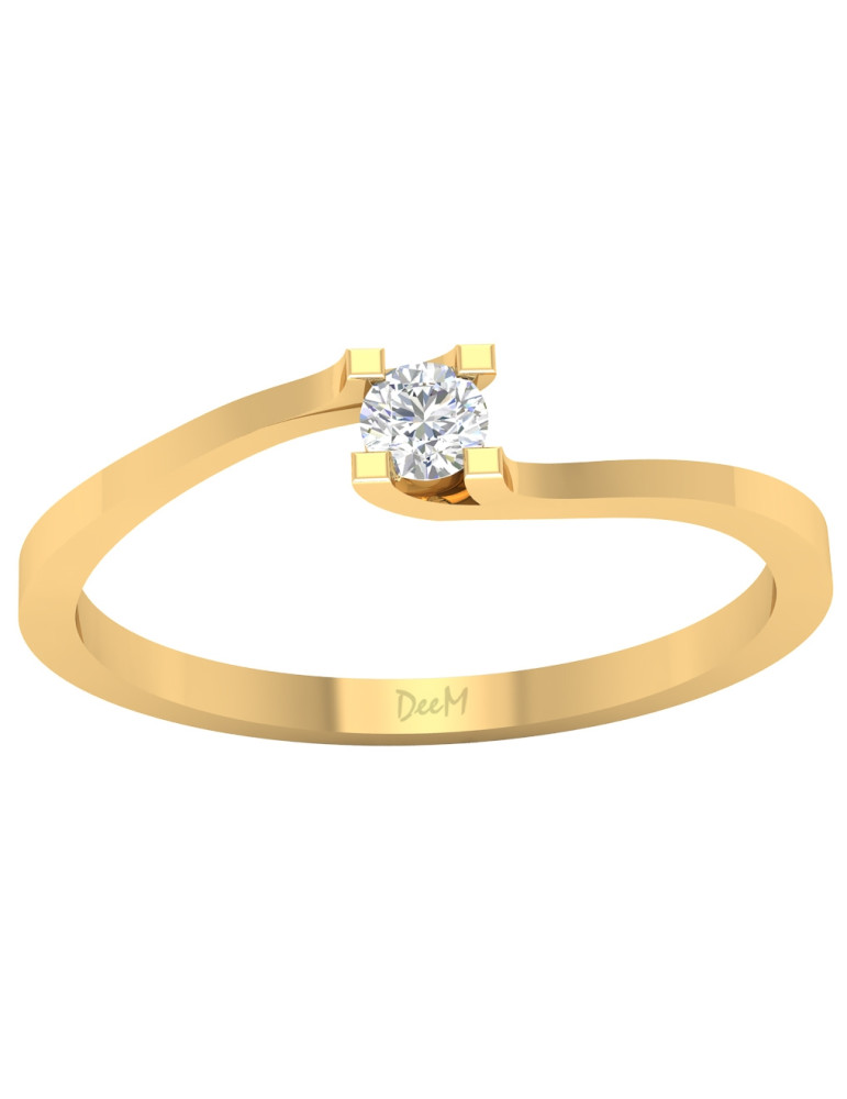 ZŁOTY PIERŚCIONEK ZARĘCZYNOWY PR. 585