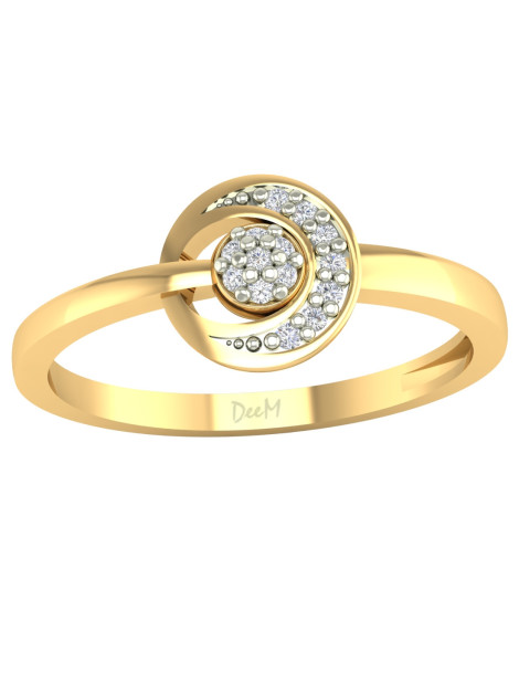 ZŁOTY PIERŚCIONEK ZARĘCZYNOWY SERCE PR. 585