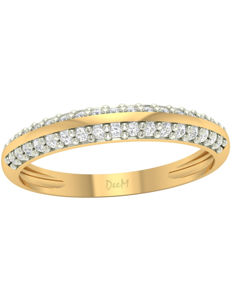 ZŁOTY PIERŚCIONEK ZARĘCZYNOWY OBRĄCZKA OZDOBNA PR. 585