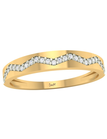 ZŁOTY PIERŚCIONEK ZARĘCZYNOWY PR. 585